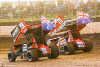 Ceremony & Aussie Flag & Fireworks