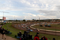 Four Wide Parade Laps